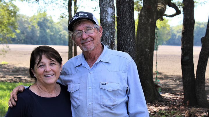 David and Gail Hodge, owners and operators of Hodge Farms in Newberry, Florida.