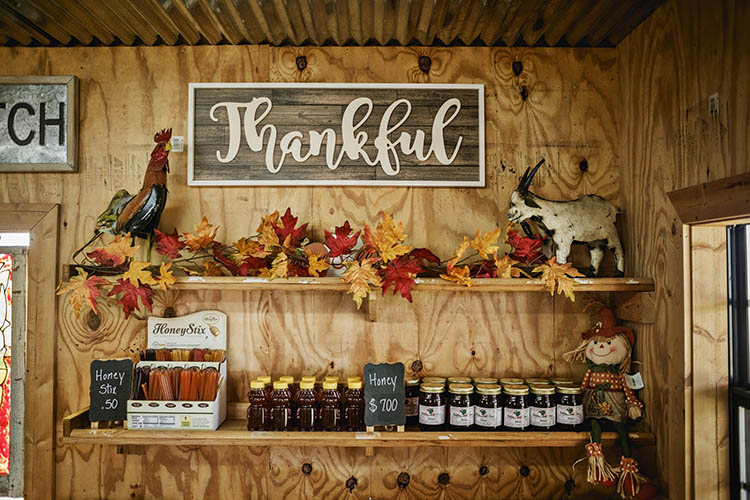 The Peebles help pollinator habitat on their farm with CSP, and the bees helps produce their honey.