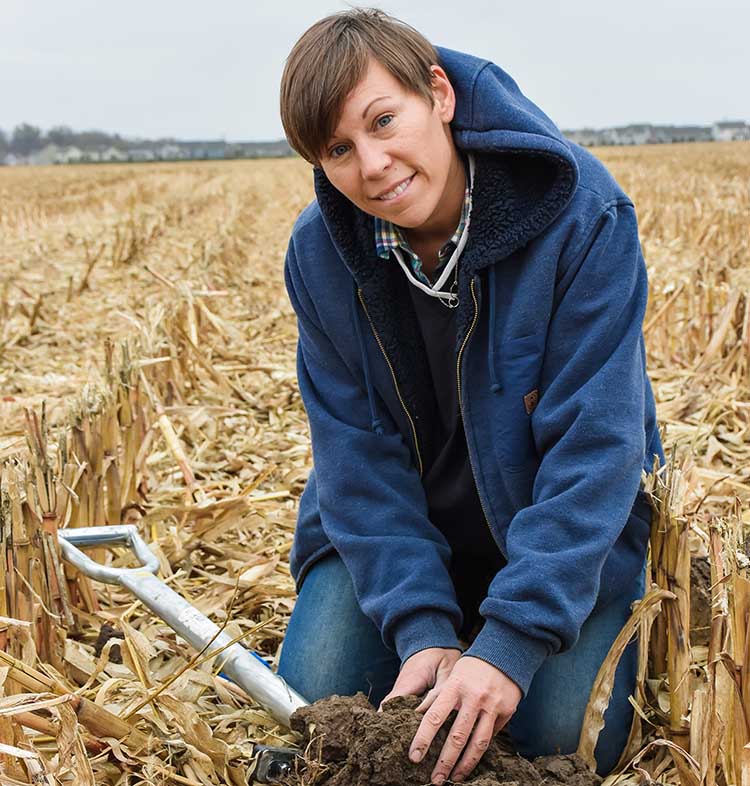 Indiana NRCS State Soil Health Specialist Stephanie McLain