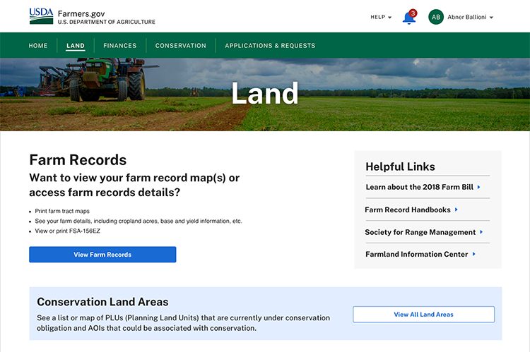 USDA Expands Farmers.gov to Include Farm Records