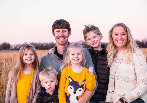 Caleb and Janet Phillips, of Show-Me Kansas Farms in Cherryvale, Kansas.