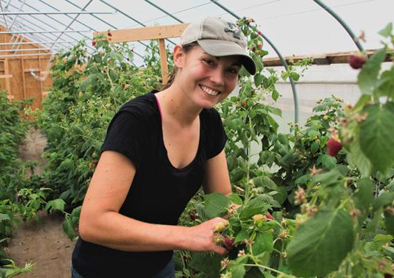 Alisha Utter and Kyle Bowley, of Arbor Farmstead in Grand Isle, Vermont.
